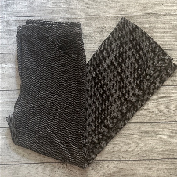 Theory Size 2 Herringbone Flare Leg Dress Pants - Picture 5 of 8